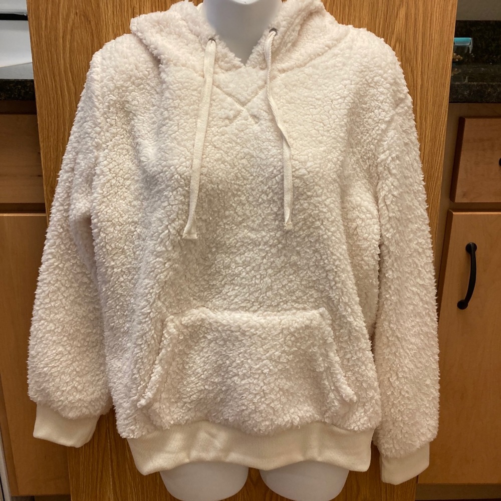 Sherpa, Hooded with Draw String neck.
